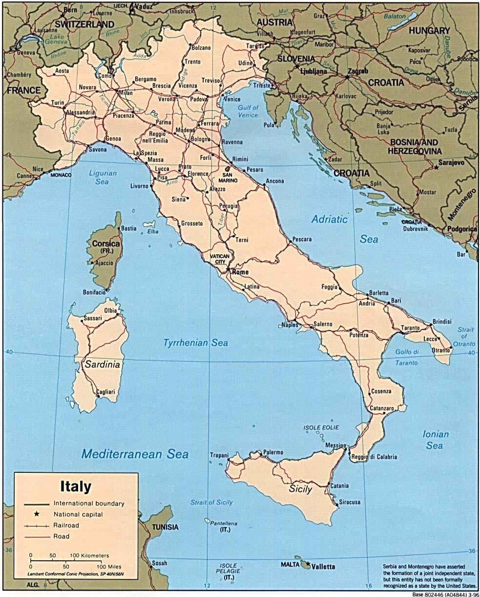 Napoli dünya haritası