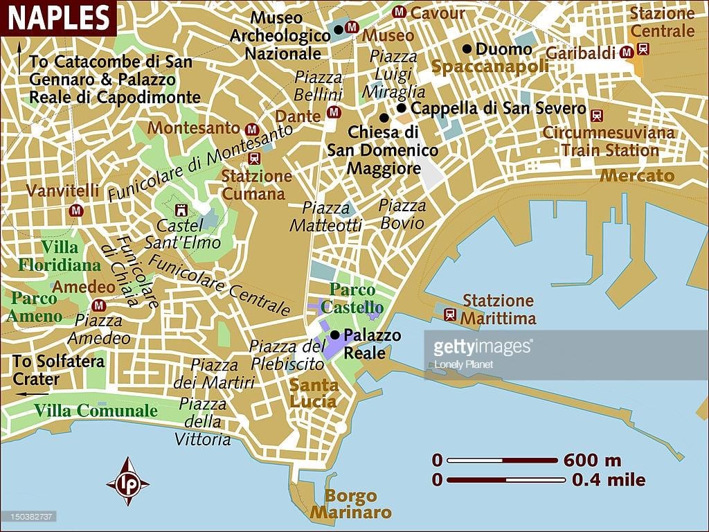 Napoli şehir haritası