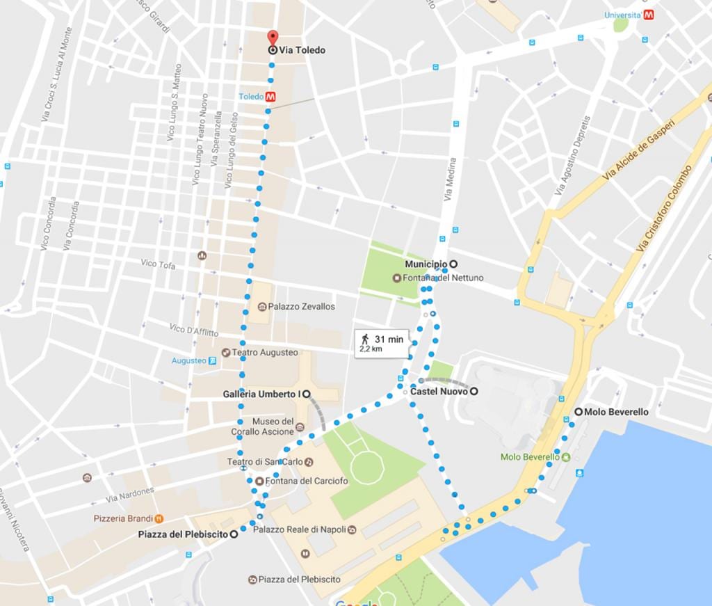 Napoli yürüyüş turu göster