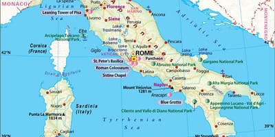 Napoli İtalya harita alanı çevreleyen 