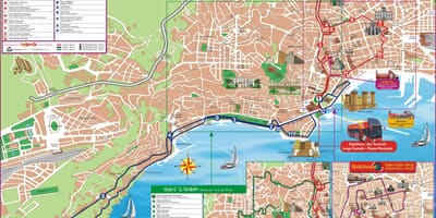 Napoli otobüs güzergahları harita 
