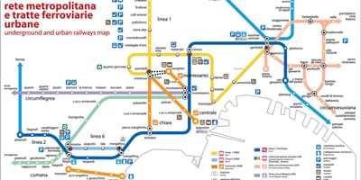 Napoli otobüs harita